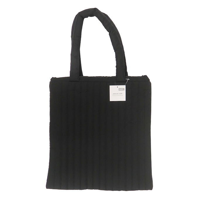 キルティングトートバッグ 長方形 BK 329108