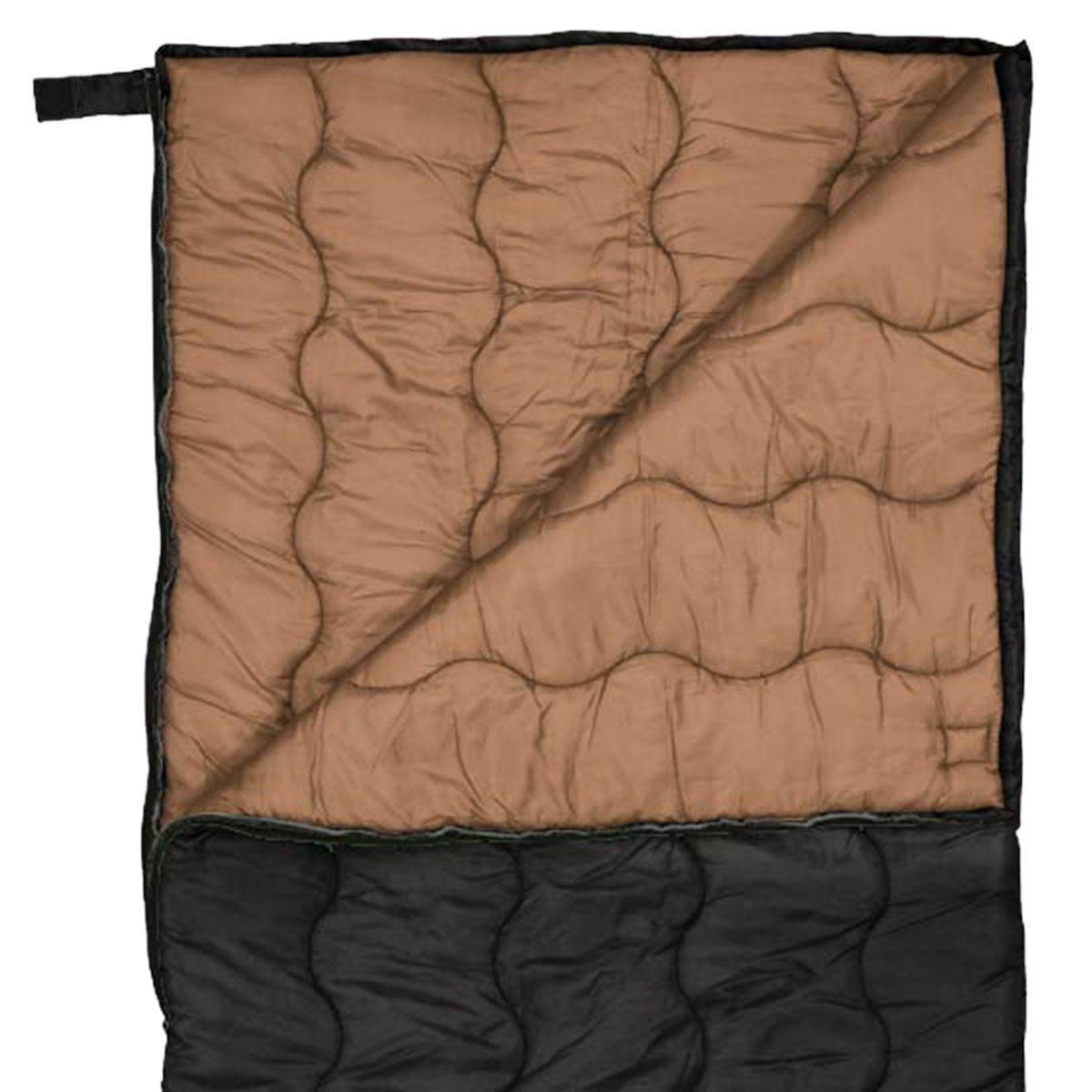 【在庫限り】寝袋 シュラフ 冬用 シングル Montagna モンターナ レクタングラーシュラフ ブラック HAC3559 329702