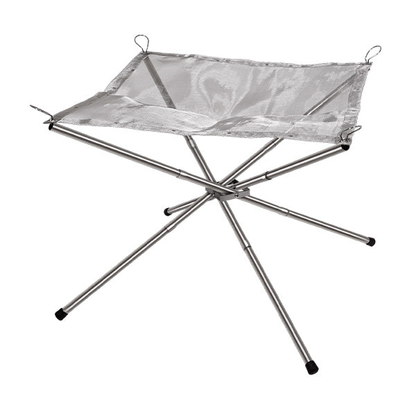 【在庫限り】焚き火台 たき火台 ファイアースタンド フォールディングメッシュファイアースタンド Montagna モンターナ HAC2810 キャンプファイヤー  329709