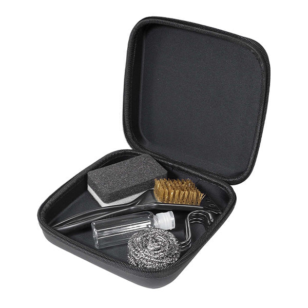 バーベキュー 片付けセット BBQクリーンアップセット 5点セットMontagna モンターナ HAC3032 収納ケース付 キャンプ 掃除 後処理 329713