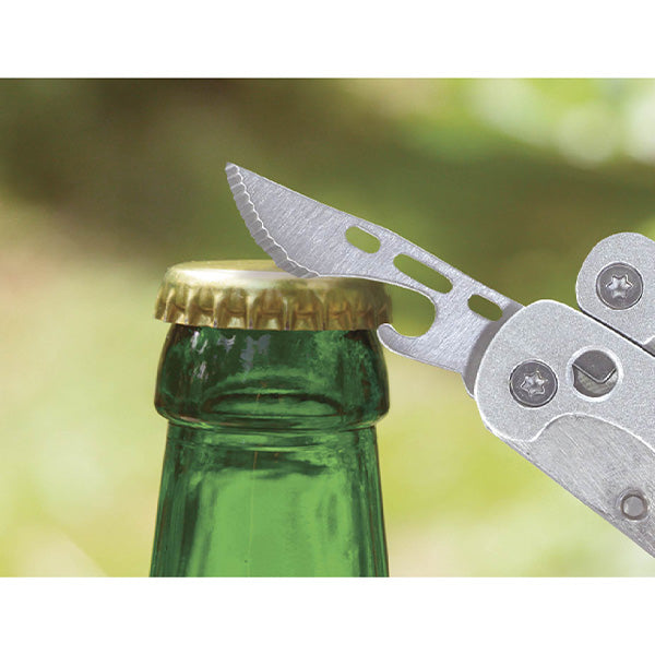 アウトドアマルチツール 8徳 ツールセット 8in1マルチプライヤー Montagna モンターナ HAC3449 アウトドアカトラリー カラビナ付 329715