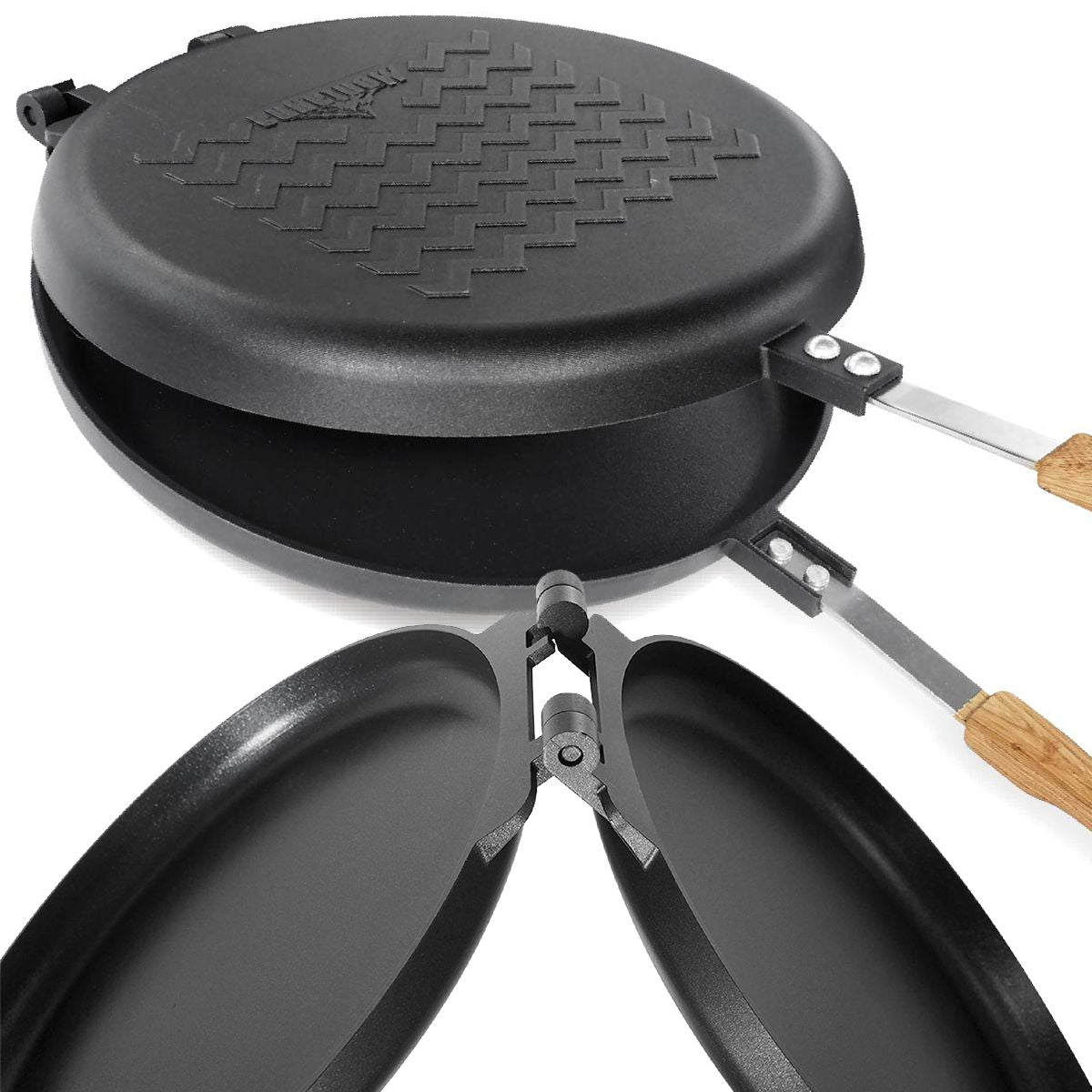 【在庫限り】アウトドアクッカー グリルパン ホットパン ピザ用 フライパン 本格ピザグリル&ホットパン Montagna モンターナ HAC3189 329721