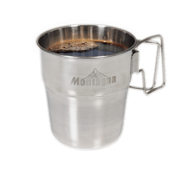マグカップ コップ カラビナ付 ステンレス スタッキングマグ スタッキングカップ 250ml 2つセット Montagna モンターナ HAC3024 329731