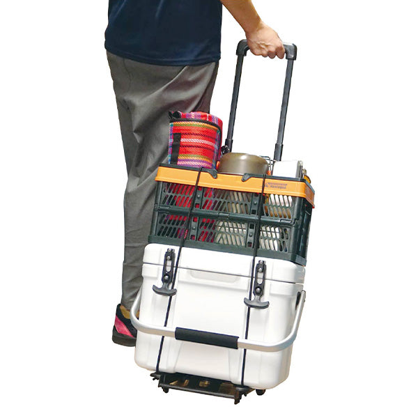 キャリーカート 折りたたみ式 ハンドキャリー ゴムバンド付き 台車 耐荷重20kg Montagna モンターナ HAC3463 329746