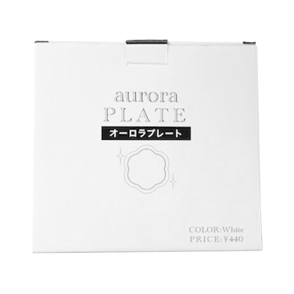 皿 ジュエリートレイ オーロラプレート ホワイト フラワー 329778