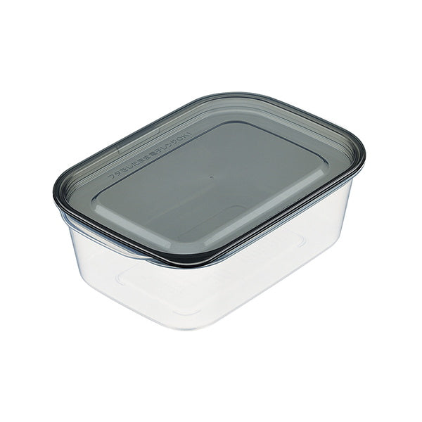 食品保存容器 フードストッカー ストック容器 楽ちんパック 角型 950ml クリアーブラック 330337