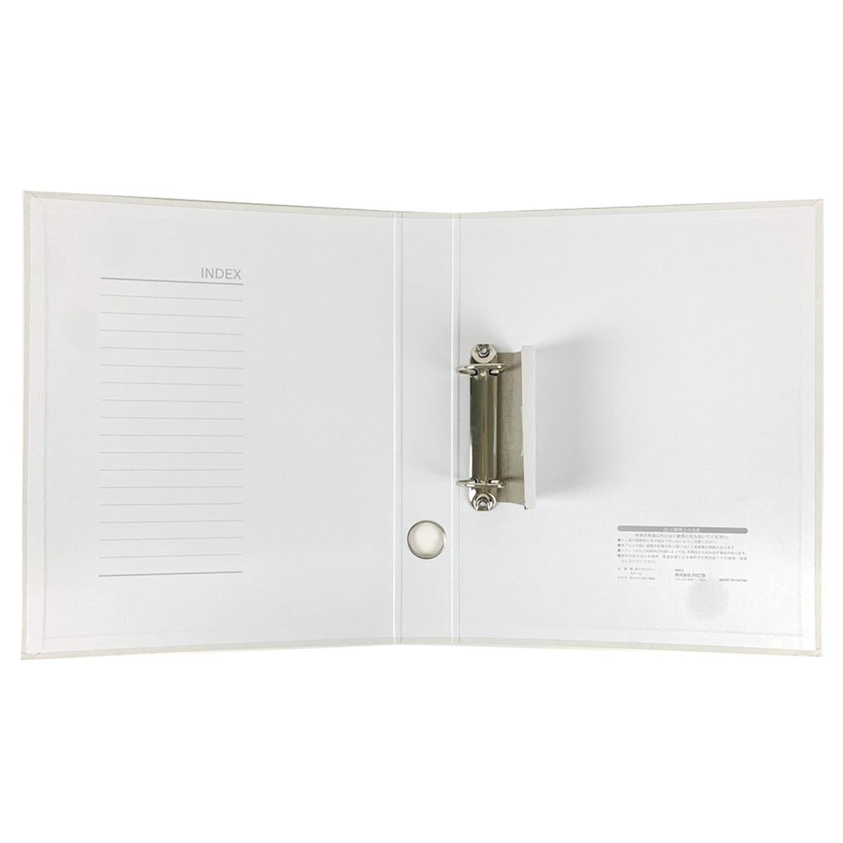 PP貼Dリングファイル ホワイト 330466