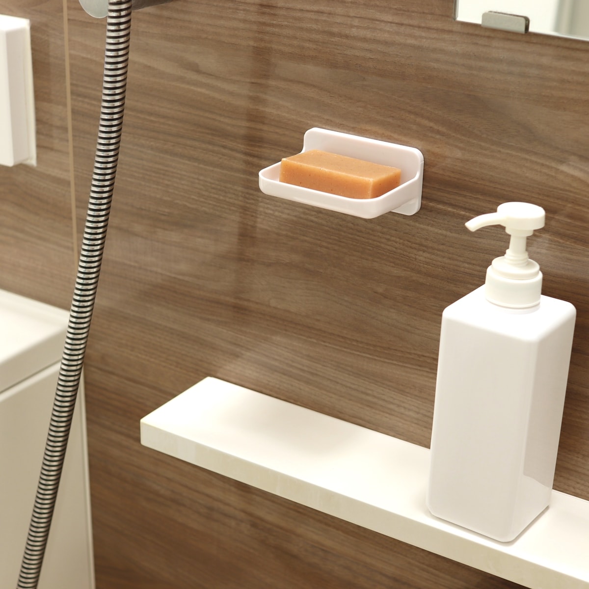 お風呂場トレー 風呂用トレイ マグネットバストレイ ホワイト 331225