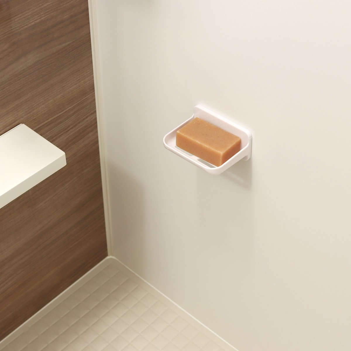 お風呂場トレー 風呂用トレイ マグネットバストレイ ホワイト 331225