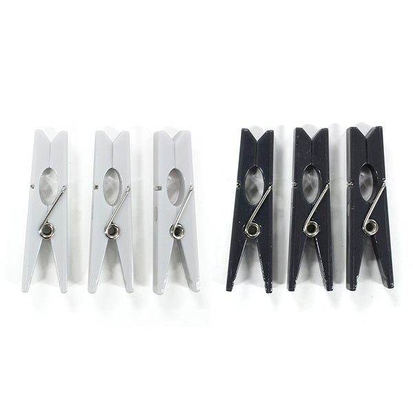 マグネット付クリップ 3P グレー 331307