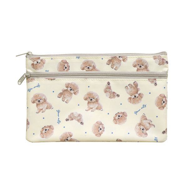 小物ポーチ エブリィアニマル Wファスナーケース 120×200mm 331447