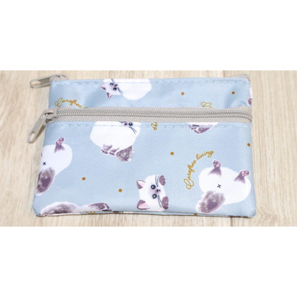 小銭入れ エブリィアニマル Wファスナーコインケース 80×120mm 331450
