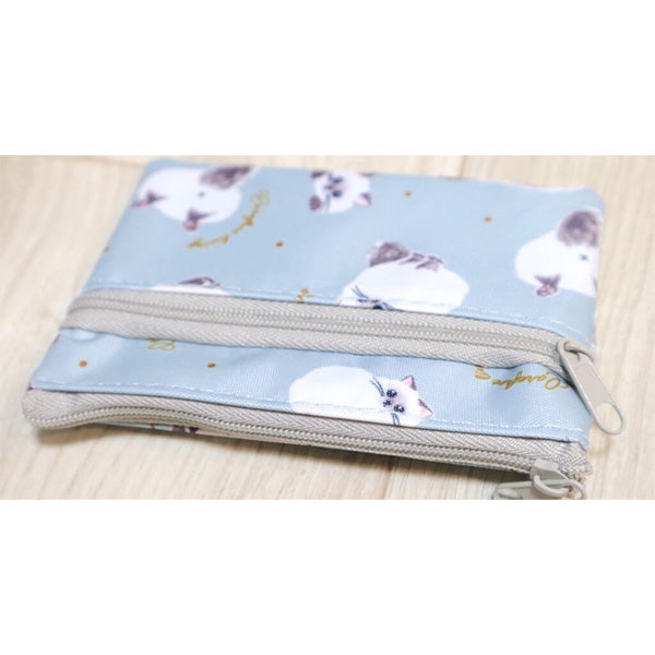 小銭入れ エブリィアニマル Wファスナーコインケース 80×120mm 331450