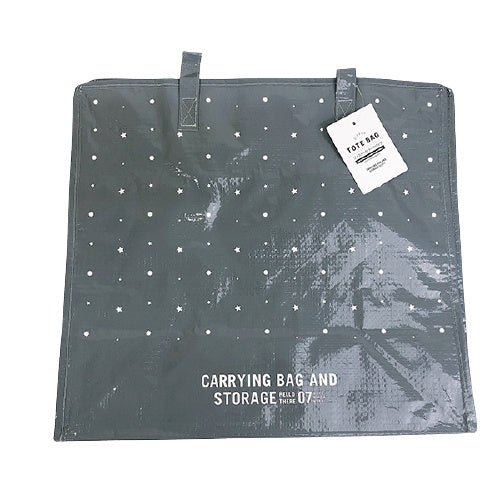 ファスナー付トートバッグ ショッピングバッグ 35×39×20cm 331603