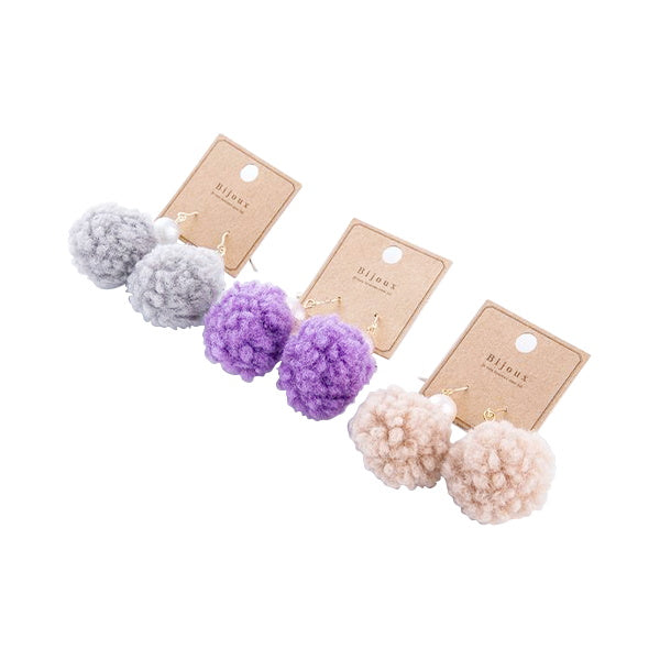 【OUTLET】ピアスふわふわ おしゃれ 13-178 332342