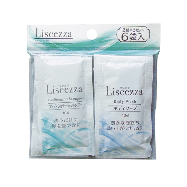 【在庫限り】リシェラ コンディショナーinシャンプー&ボディソープ 10ml 6袋入 332518