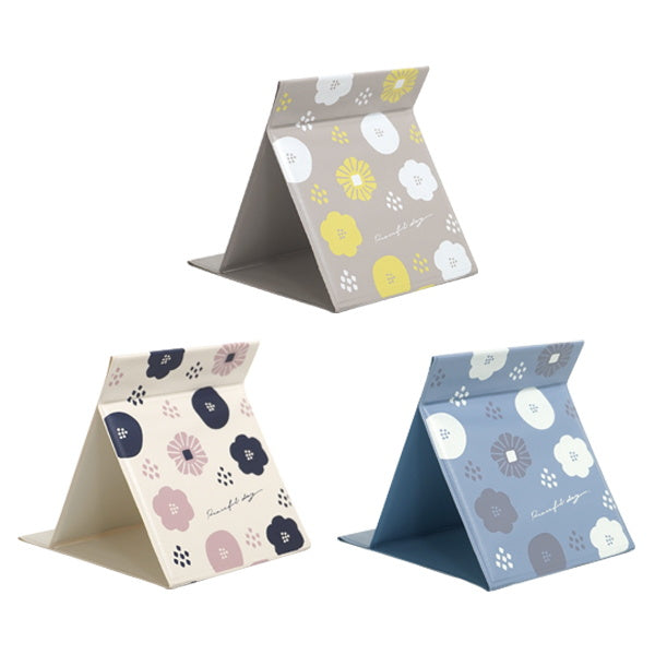 折りたたみミラー ノルディックフラワー柄 332870