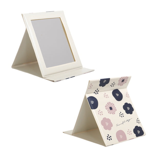 折りたたみミラー ノルディックフラワー柄 332870