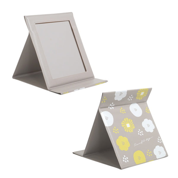 折りたたみミラー ノルディックフラワー柄 332870