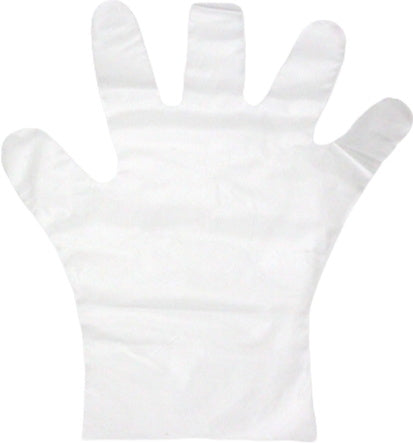 ポリエチレン手袋 使い捨て手袋 厚手 40枚入 全長28cm 332966