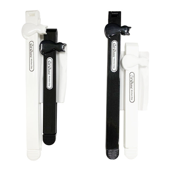 【在庫限り】食品クリップ フードクリップ キャットグレイスキッチンクリップLARGE&SMALL 333953