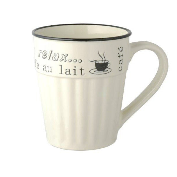 マグカップ コップ オーブン可 enjoyマグカップ ホワイト 焼き菓子 デザート 334081