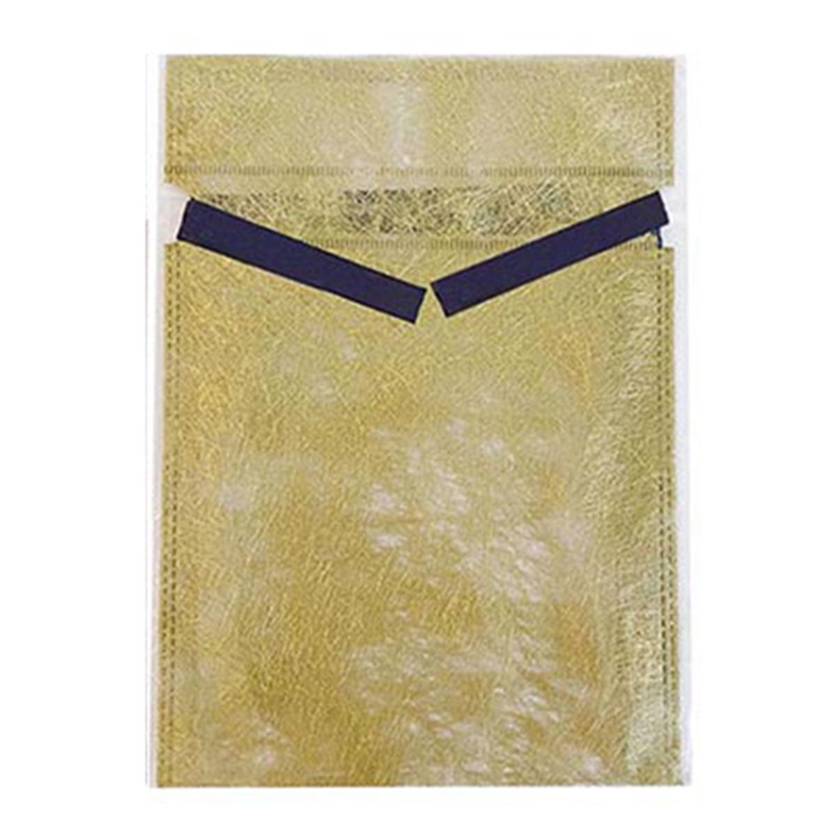 ダブル不織布巾着バッグ M ゴールド・シルバー 335426