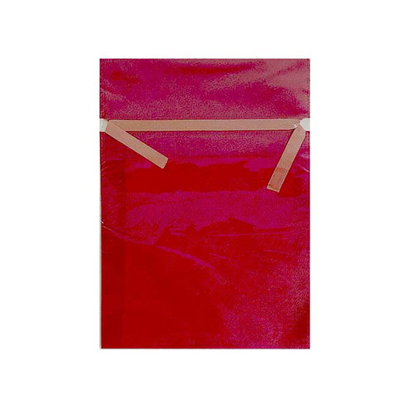 ギフトバッグ プレゼント用バッグ ラッピング袋 不織布巾着バッグ L ブラック・ボルドー 335648