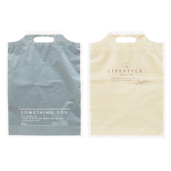 ギフトバッグ PEハンドルバッグ 3枚 ロゴ 336014