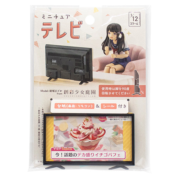 ミニチュア テレビ 置物 ディスプレイ 336321