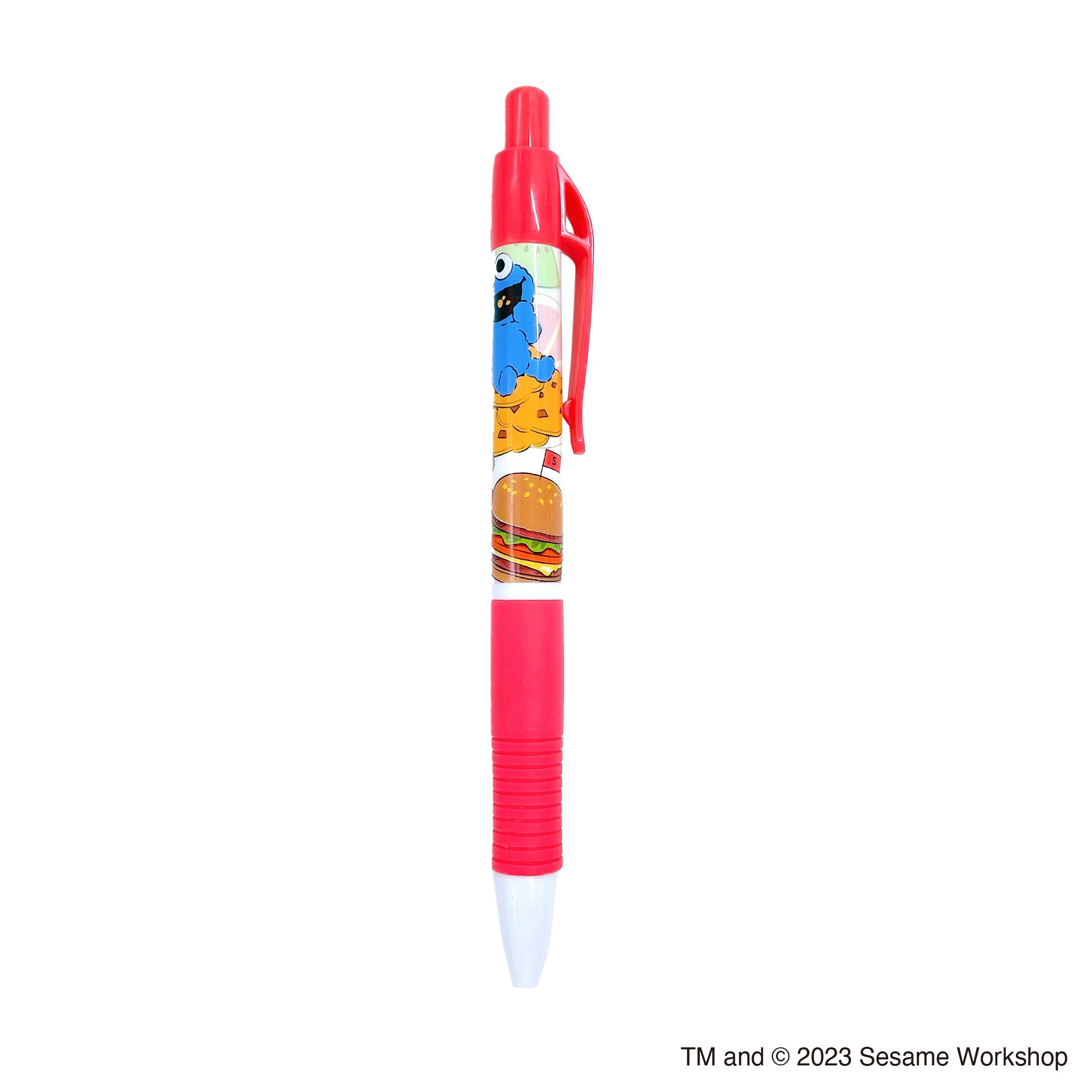 【在庫限り】セサミストリートボールペン油性/カフェスタイル  336659