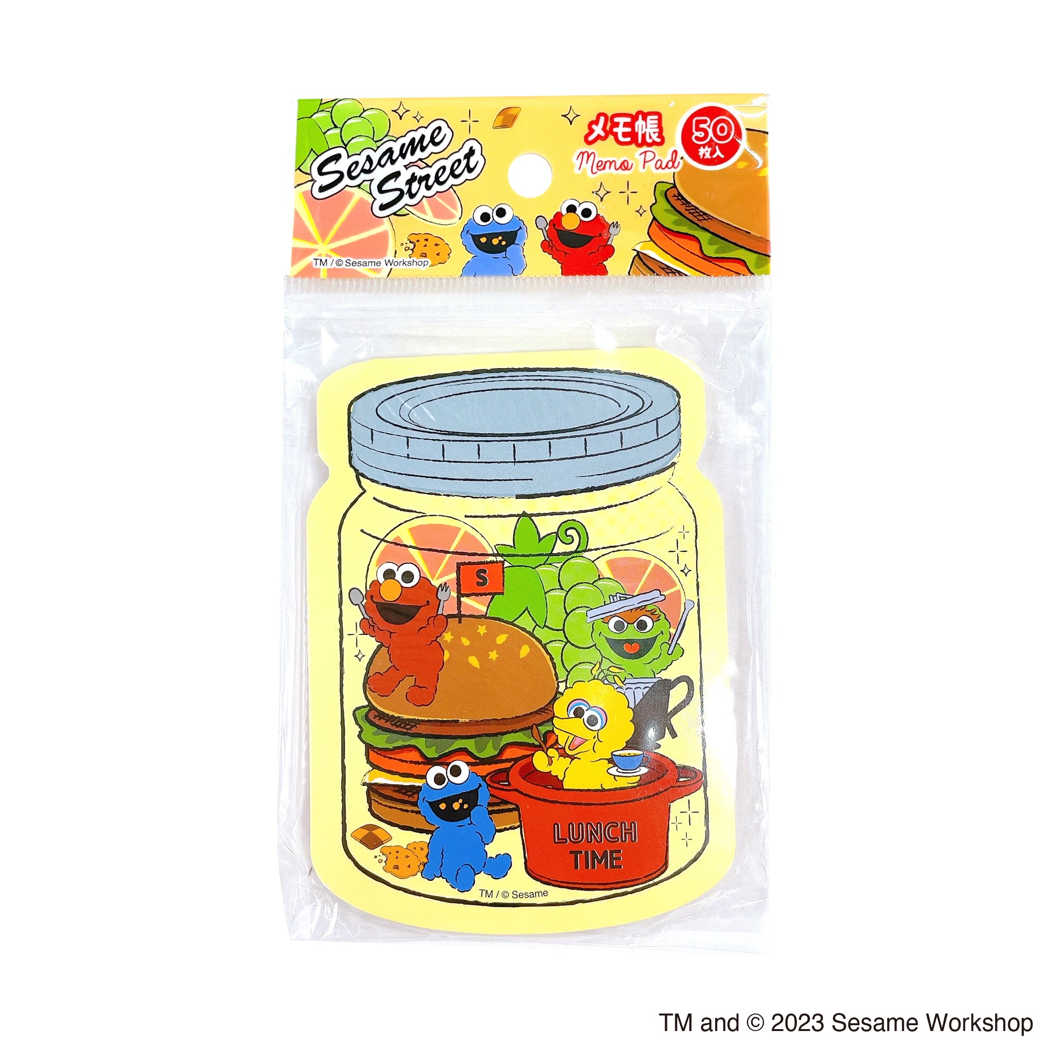 セサミストリート ダイカットメモ帳/カフェスタイル  336672