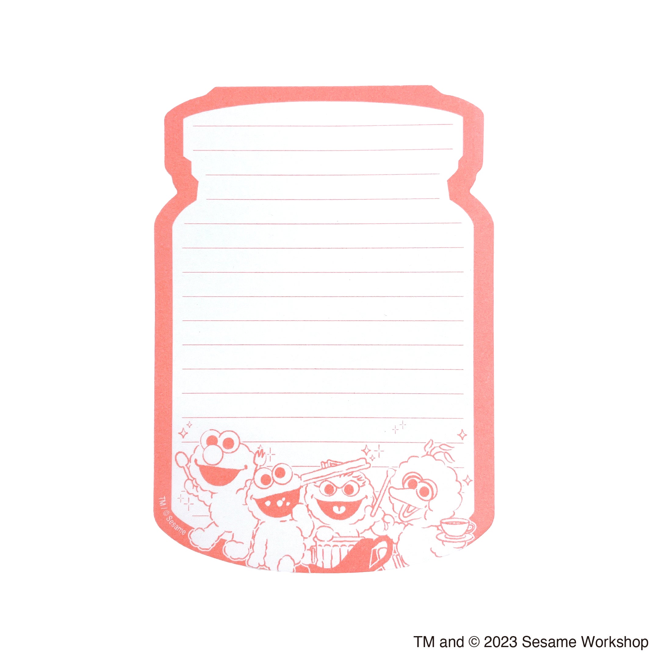 セサミストリート ダイカットメモ帳/カフェスタイル 336672