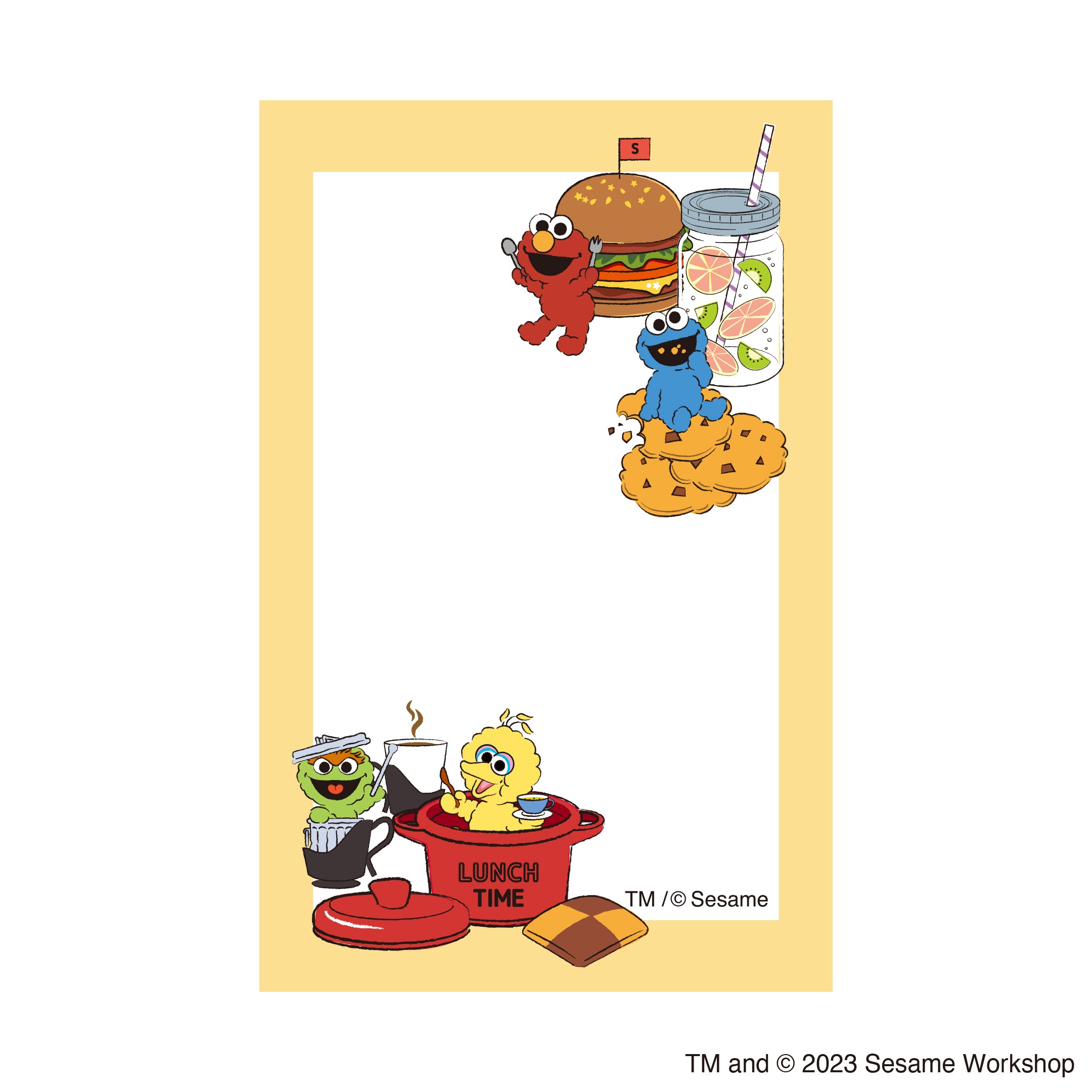 セサミストリート ブロック付箋/カフェスタイル 30枚入 336679