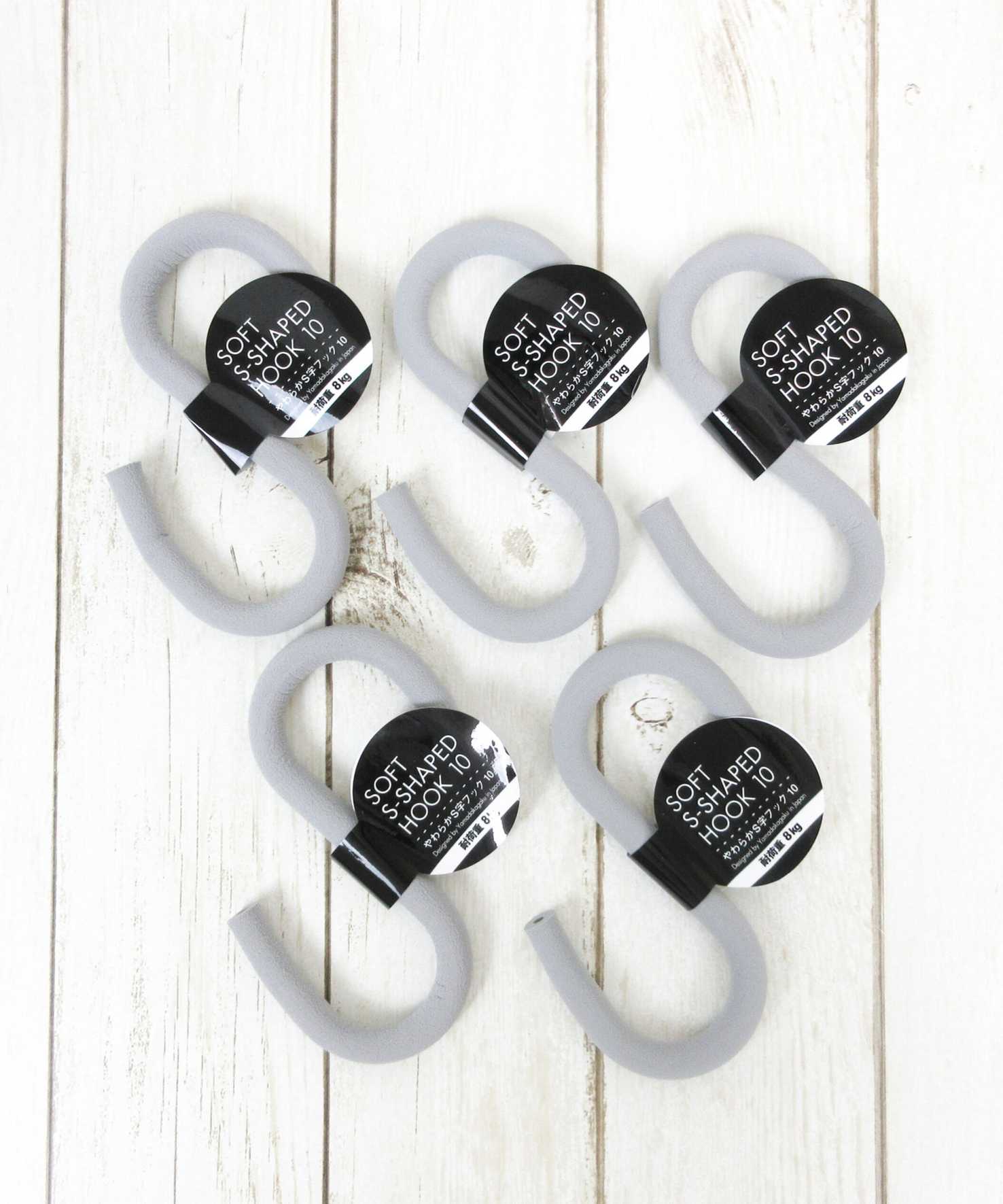 やわらかS字フック10 モノトーン 336741