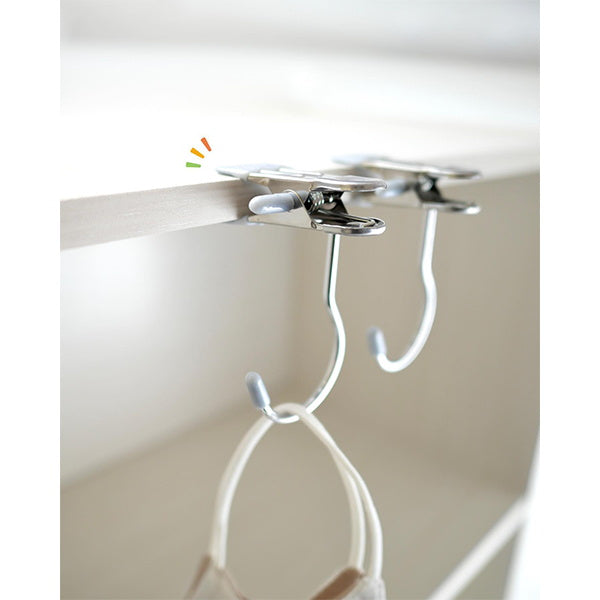 ハンギングピンチ スチール製 ポールピンチ バー用吊り下げピンチ フックピンチ 2P  336746