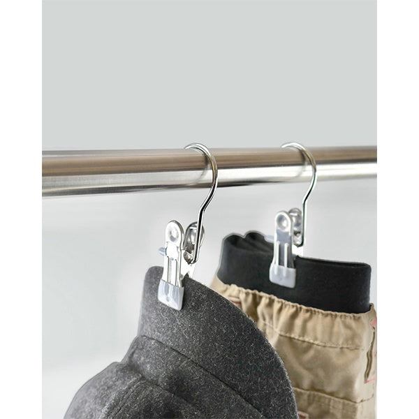 ハンギングピンチ スチール製 ポールピンチ バー用吊り下げピンチ フックピンチ 2P  336746