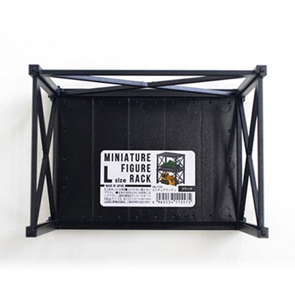 ミニチュア オブジェ 置物 ラックL ブラック 337089