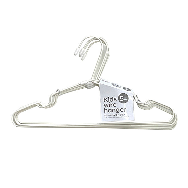 子供用ワイヤーハンガー 5本組 WH・GY 337109