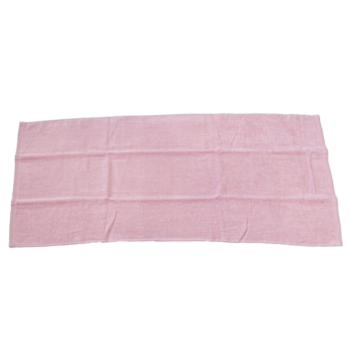 【OUTLET】フェイスタオル シャーリング加工 ピンク 約34×80cm 337403