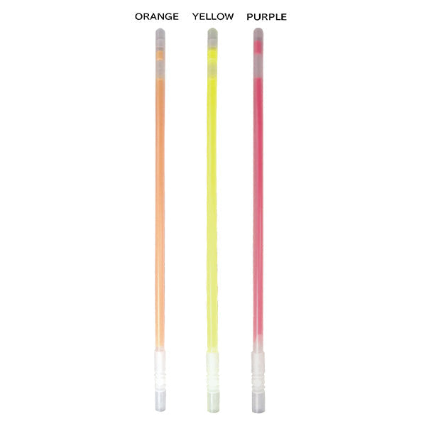 光るブレスレット3本入 (オレンジ・イエロー・パープル) 338546