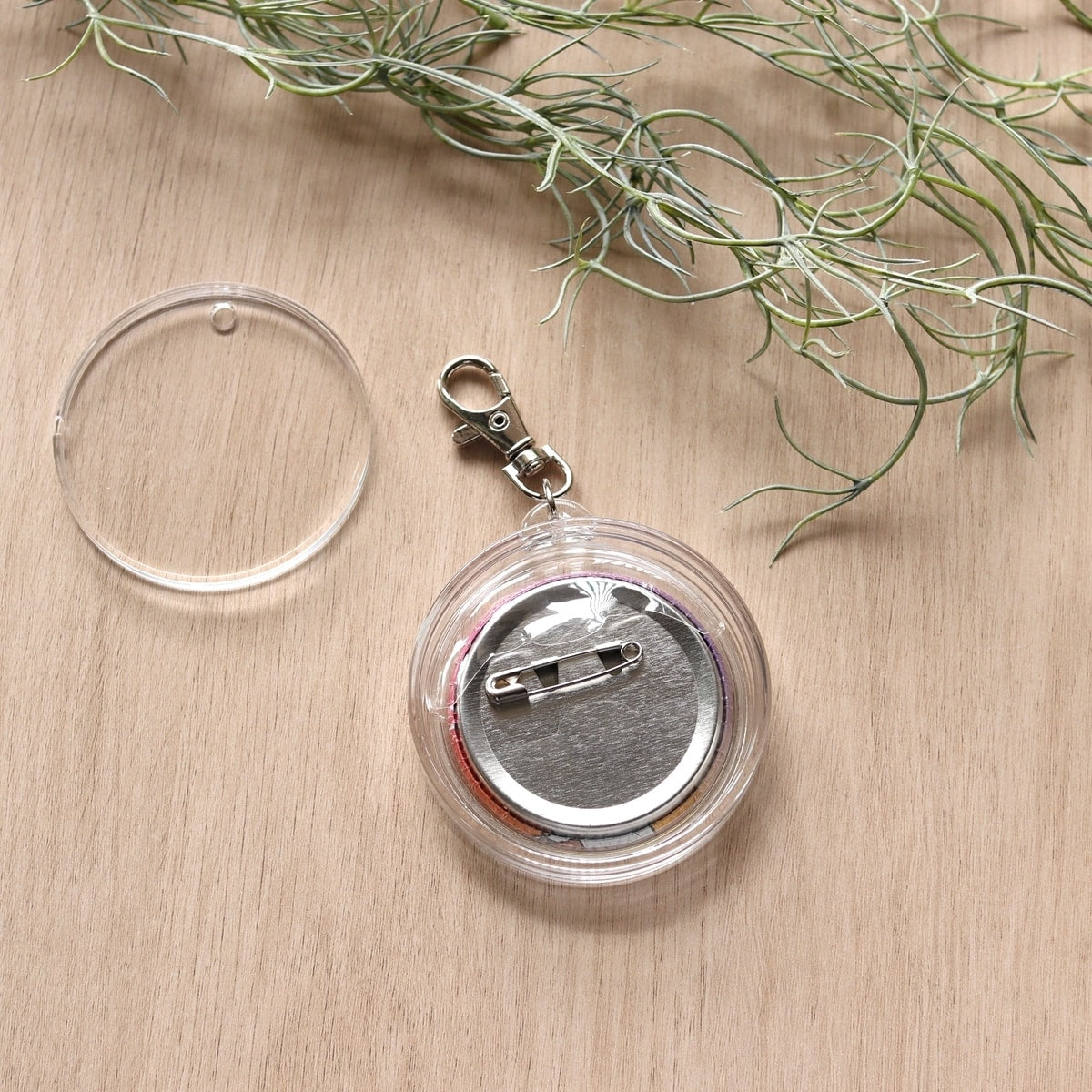 缶バッジ対応キーホルダーキット 58mmサイズ 338549