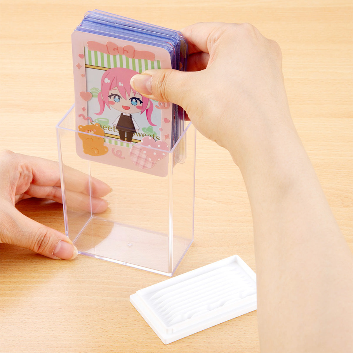 硬質カードケース カード収納ケース カード収納ファイル ディスプレイ 338576