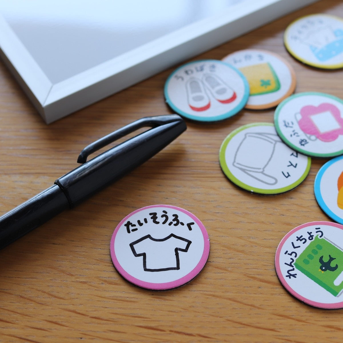 もちものチェックマグネット 9P 338652