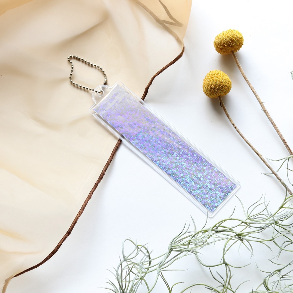 銀テープ用キーホルダーキット 銀テキーホルダー 銀テカバー 338724