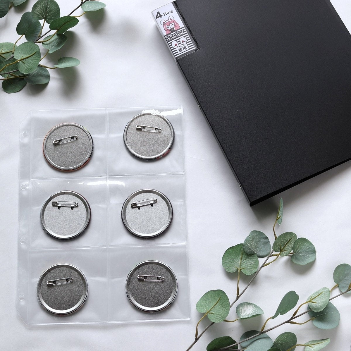 マイコレ 75mm用 缶バッチ収納リフィル オタ活 338752