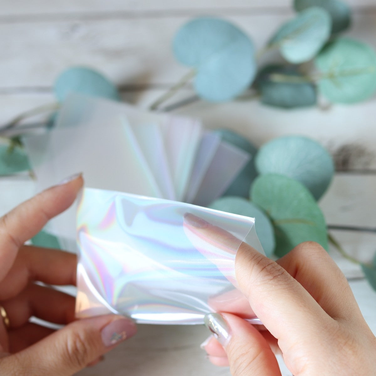 デコレーションスリーブ チェキサイズ オーロラカラー 20P 338766