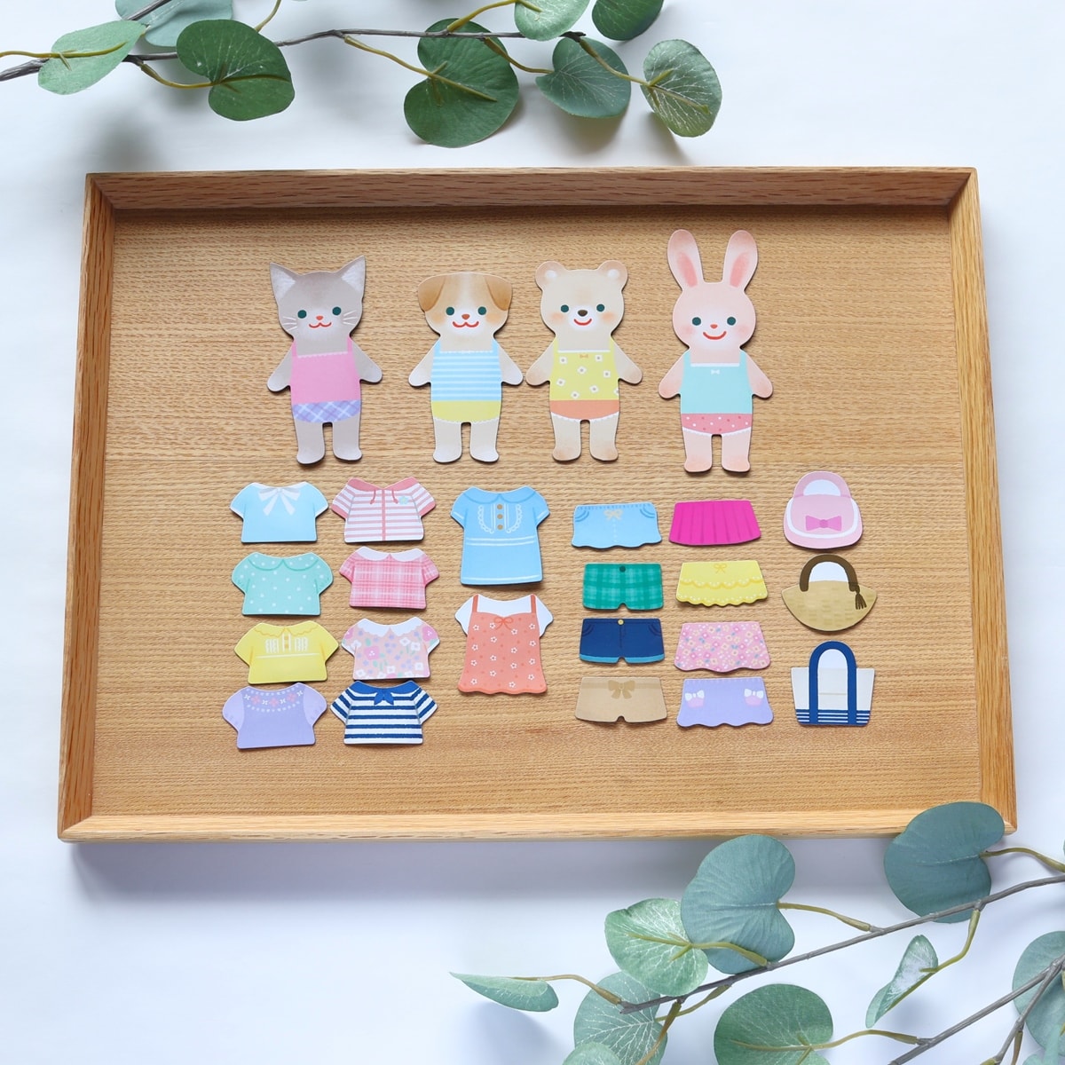 マグネット 磁石 ダイカットマグネット きせかえ 25ピース 339371