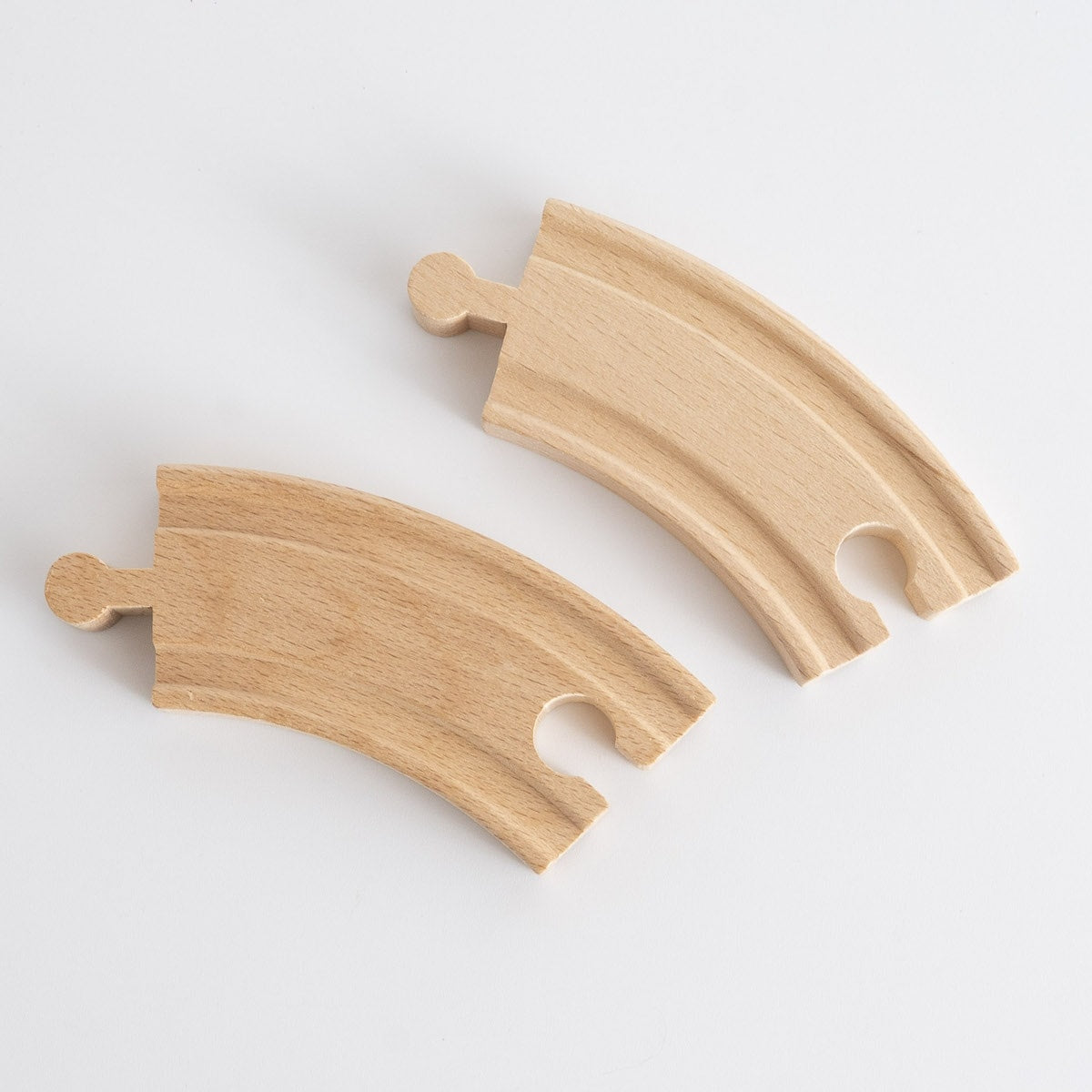 木製汽車 曲線レール2本入 339402