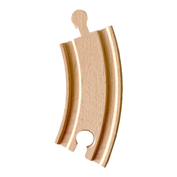 木製汽車 曲線レール2本入 339402